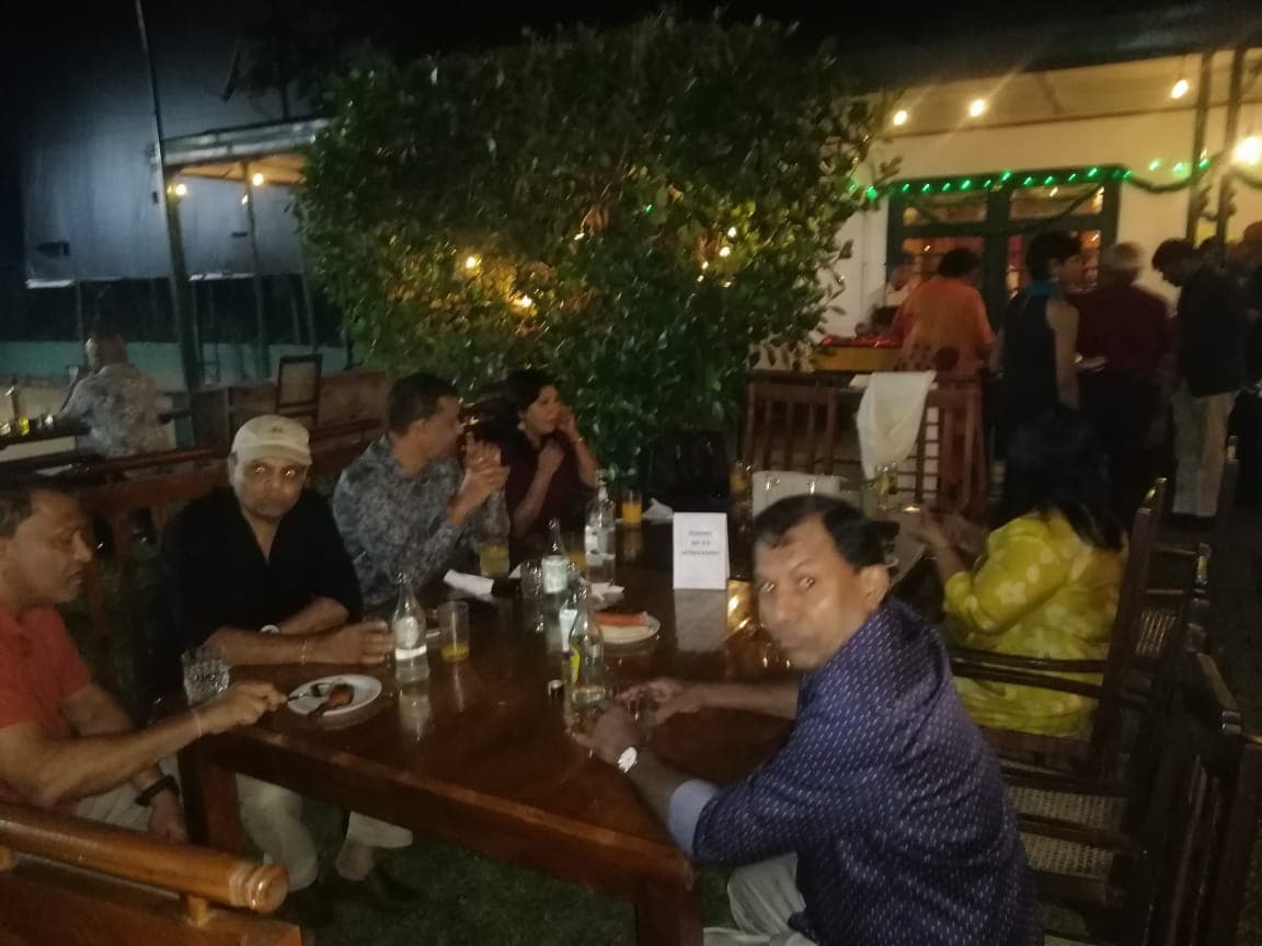 Wedding reception catering setup in Kandy